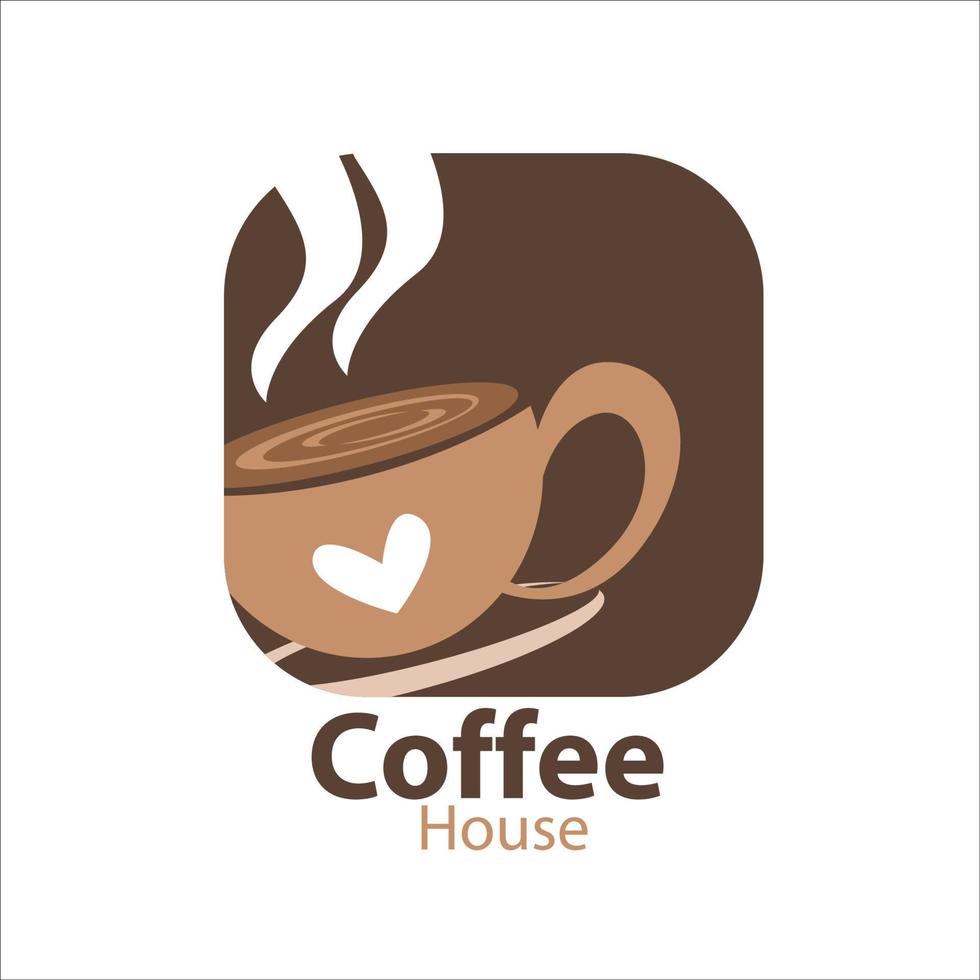 Elegant logo for your coffee shop vector