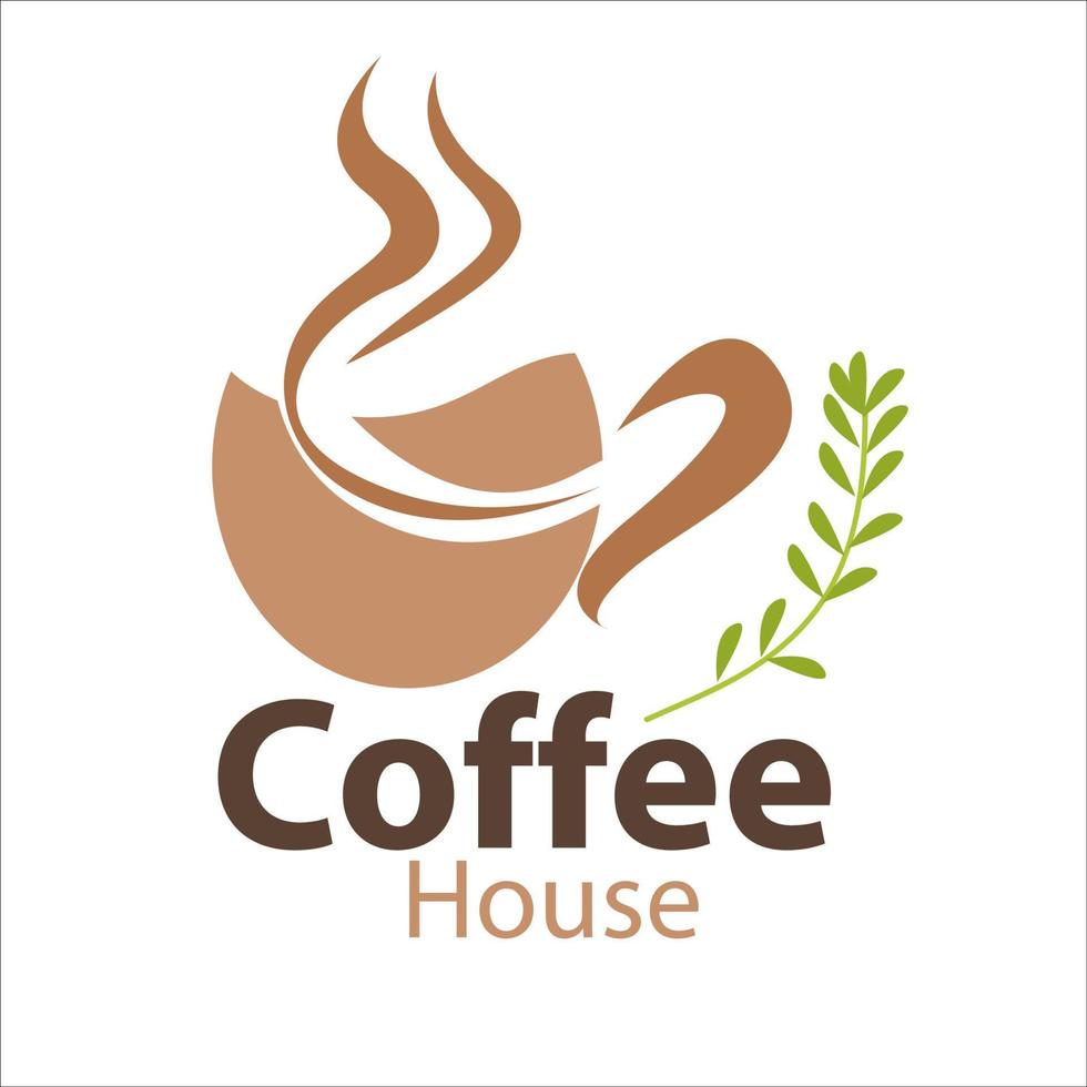 Elegant logo for your coffee shop vector