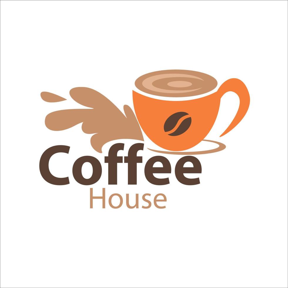 Elegant logo for your coffee shop vector