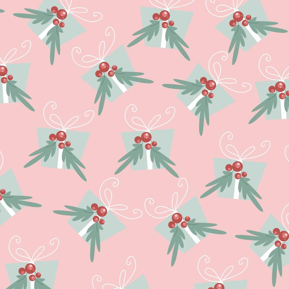 Vector illustration of elegant pattern with cute leaves and animals