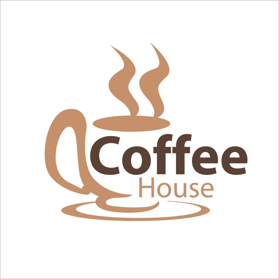 Elegant logo for your coffee shop vector