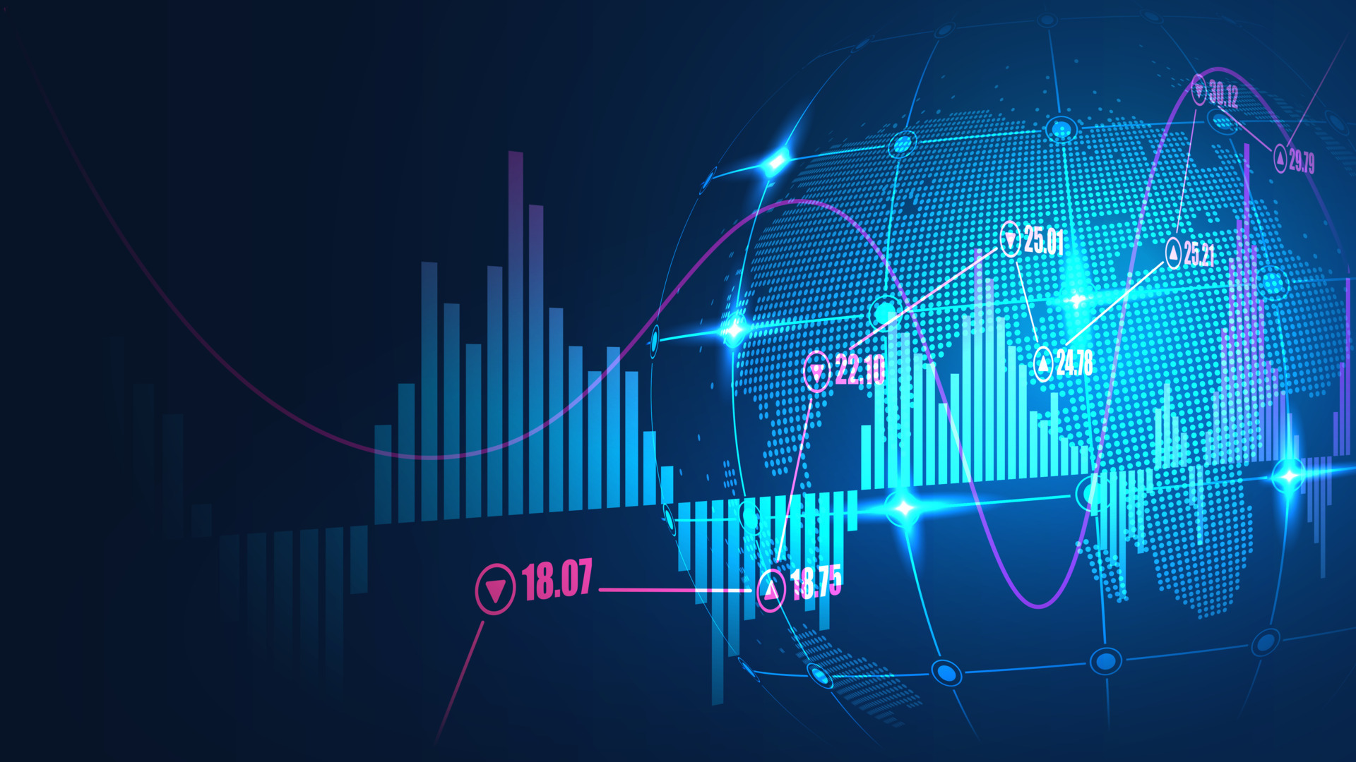 Global financial in graphic concept suitable for global financial tech ...