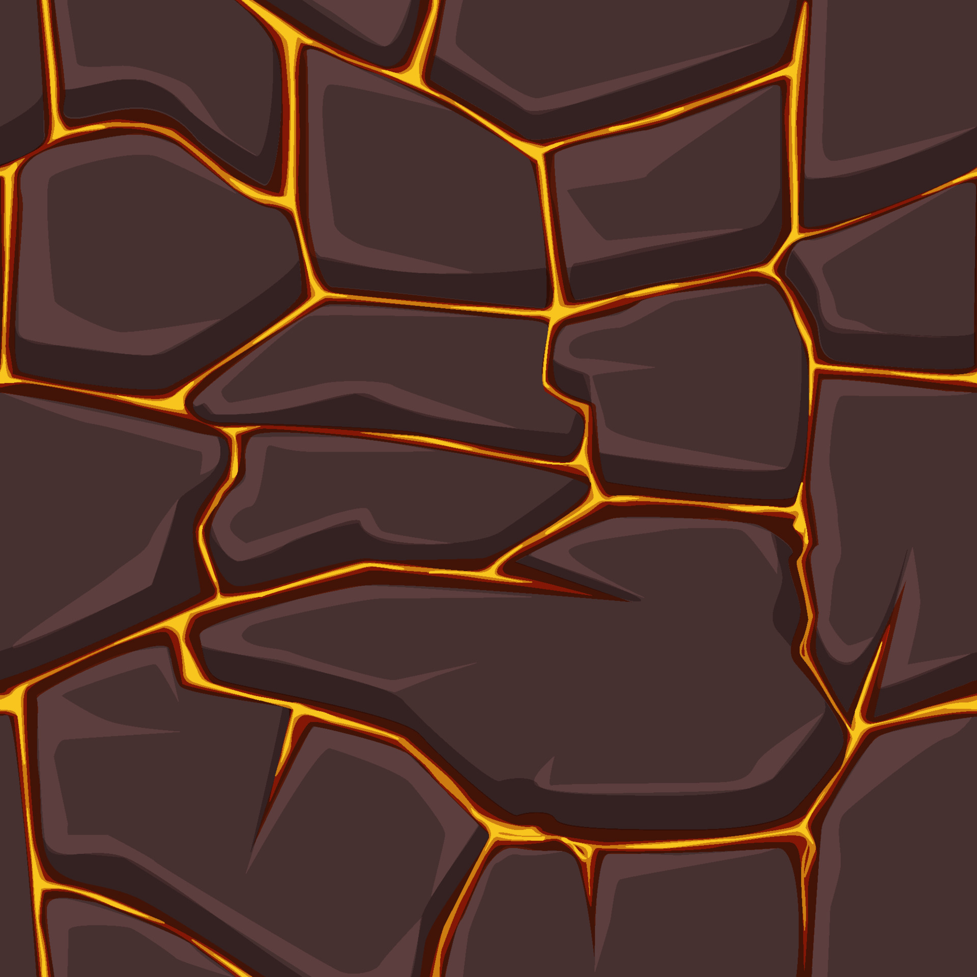 Flat lava or fire texture stone pattern for wallpaper. Vector illustration  lava seamless background from volcano for graphic design. 7984462 Vector  Art at Vecteezy