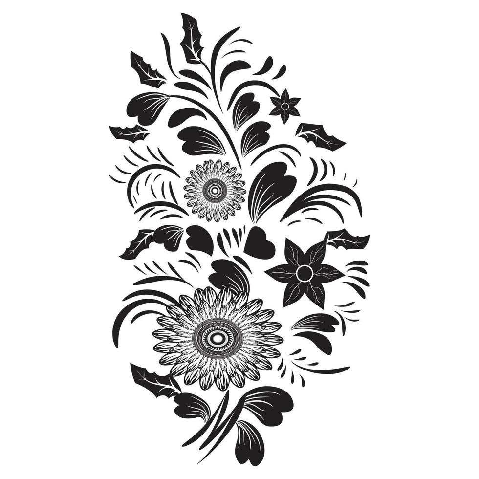 diseño floral nuevo vector creativo