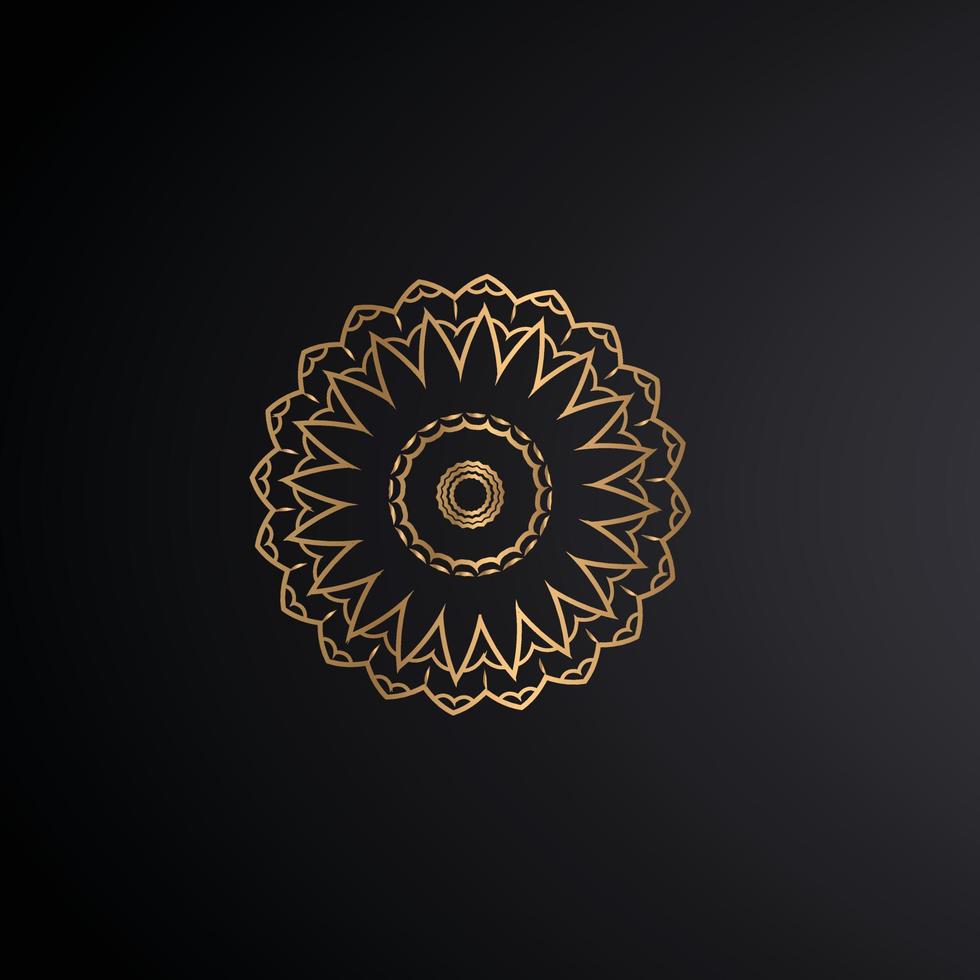 Abstract luxury background. Luxury ornamental mandala design background in gold color. invitation wedding card , invite , backdrop cover banner illustration vector design.