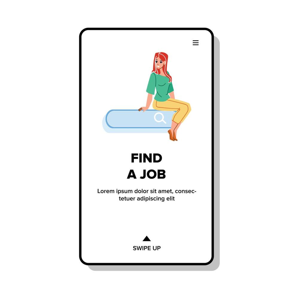 Find a job vector
