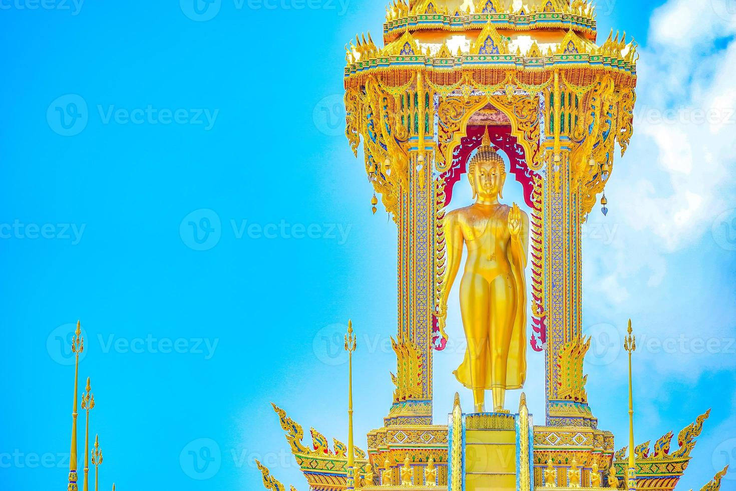 Golden Castle at Wat Thasung or WAT CHANTARAM photo