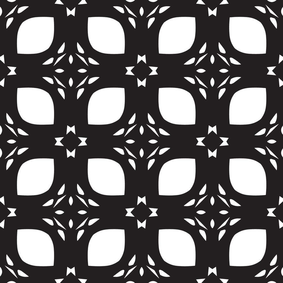 Geometric seamless black and white background. Geometry. Pattern. vector