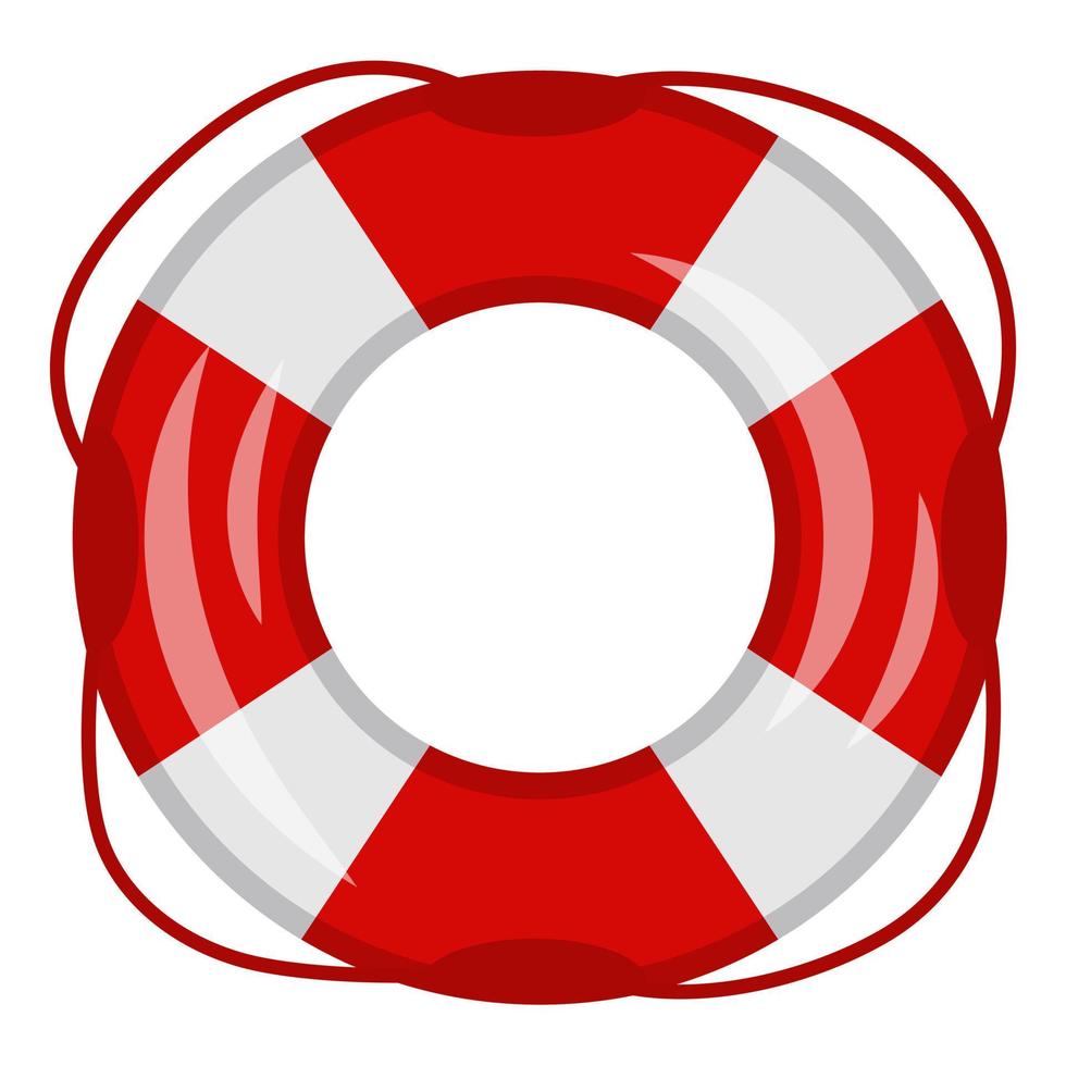Lifebuoy. Vector illustration.