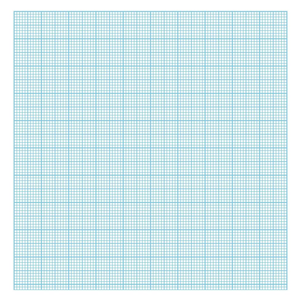 Millimeter grid. Square graph paper background. Seamless pattern. Vector illustration.