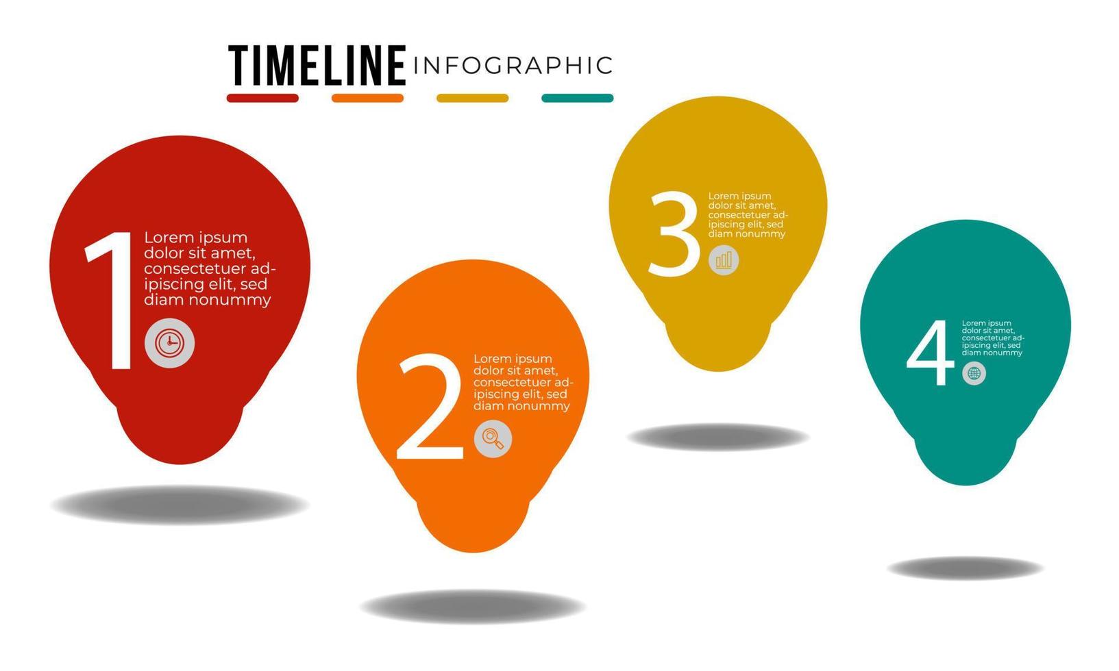 vector de diseño plano de colección de pasos infográficos