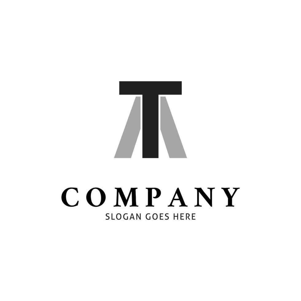Initial Letter TA Icon Vector Logo Template Illustration Design