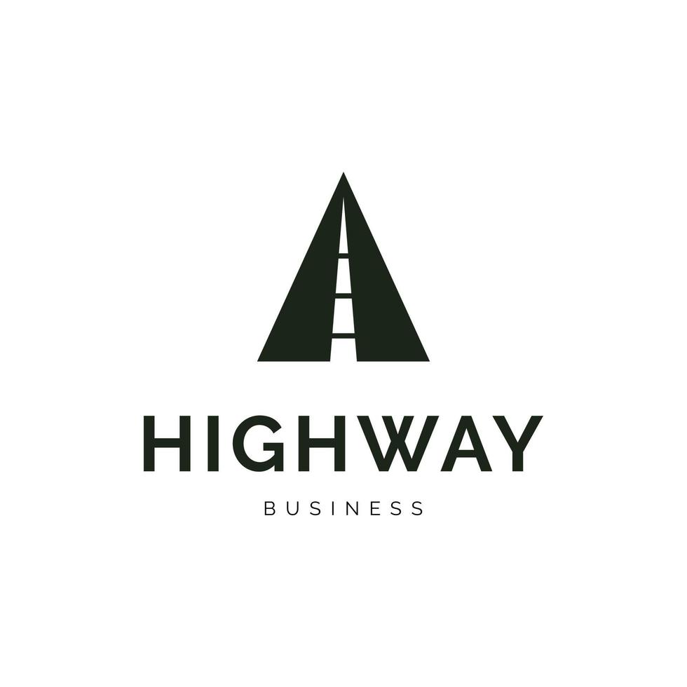 Highway icon logo design inspiration vector