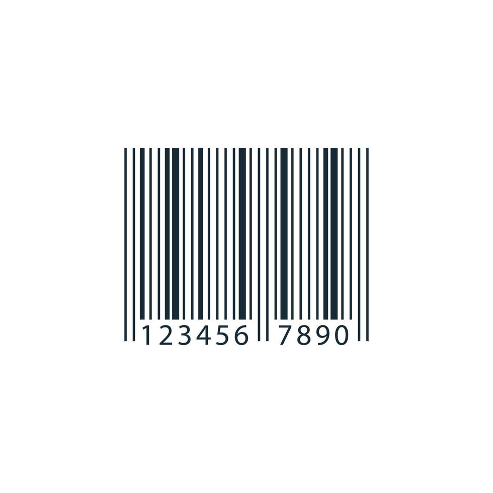 Barcode Sign Icon Design Template Elements vector