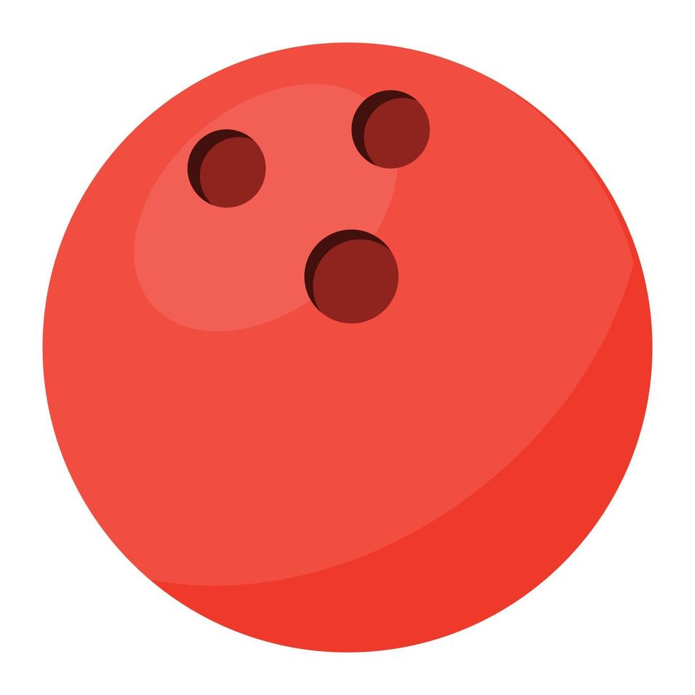 Bowling ball. Vector. vector