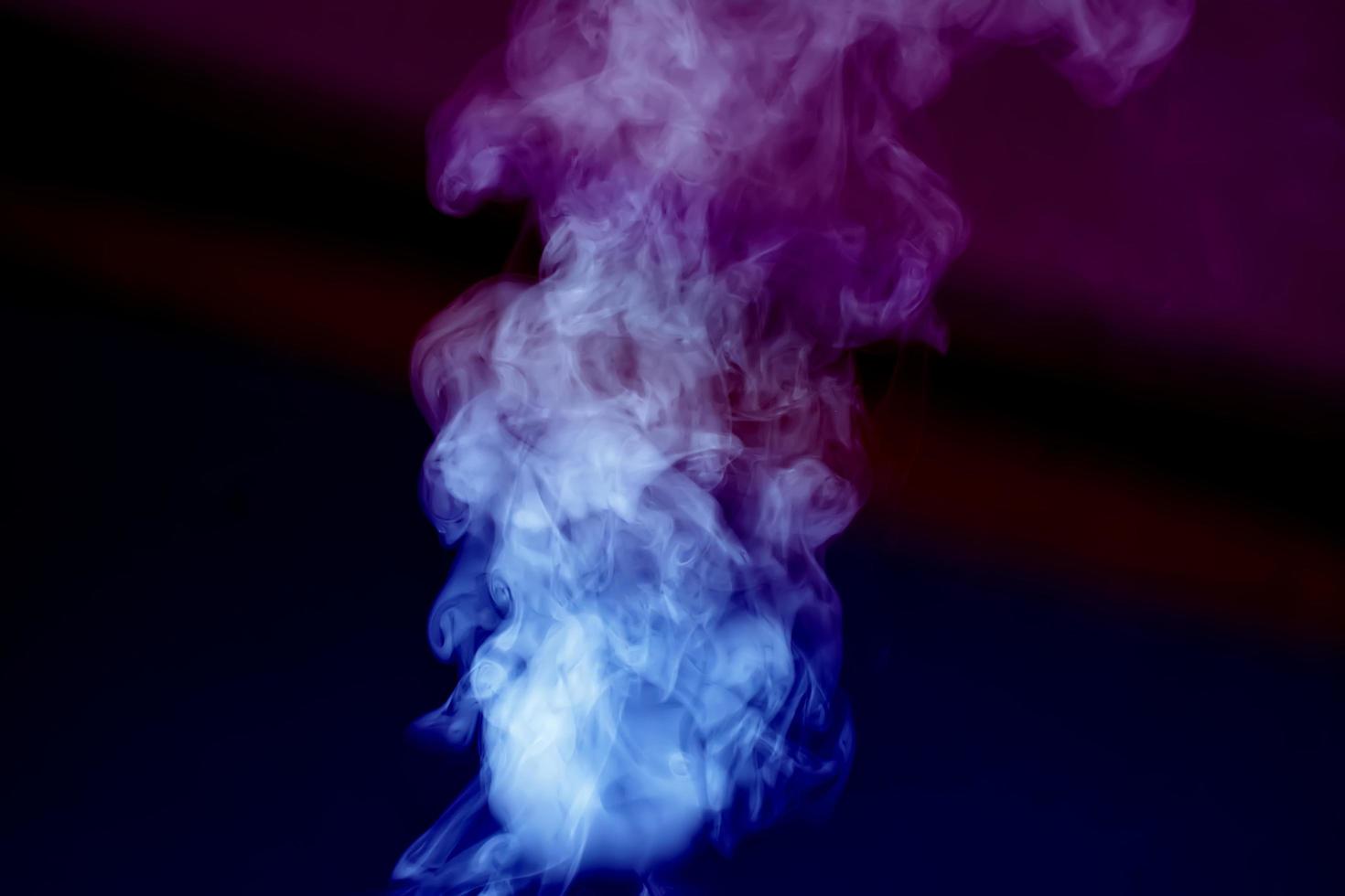The smoke is colorful. It is abstract. photo
