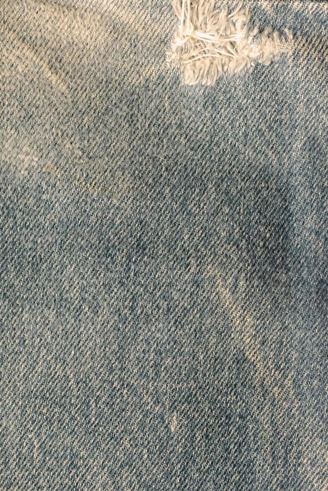 The blue jeans or blue denim clean texture. photo