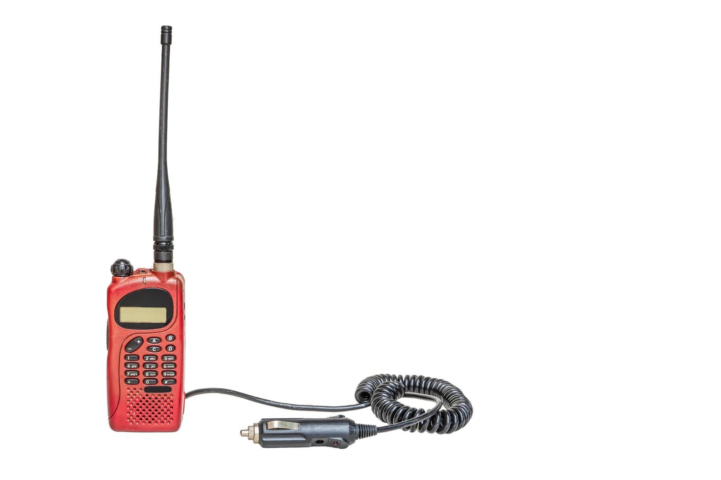 Radio communication for rescue teams, fire departments and the construction site. Has 5-10 kilometers radius sent. photo