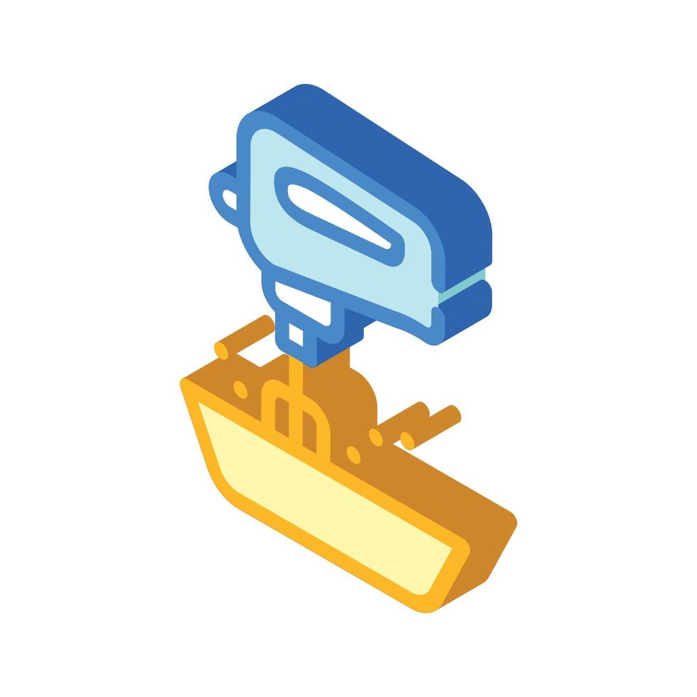 mixer kitchen tool isometric icon vector illustration