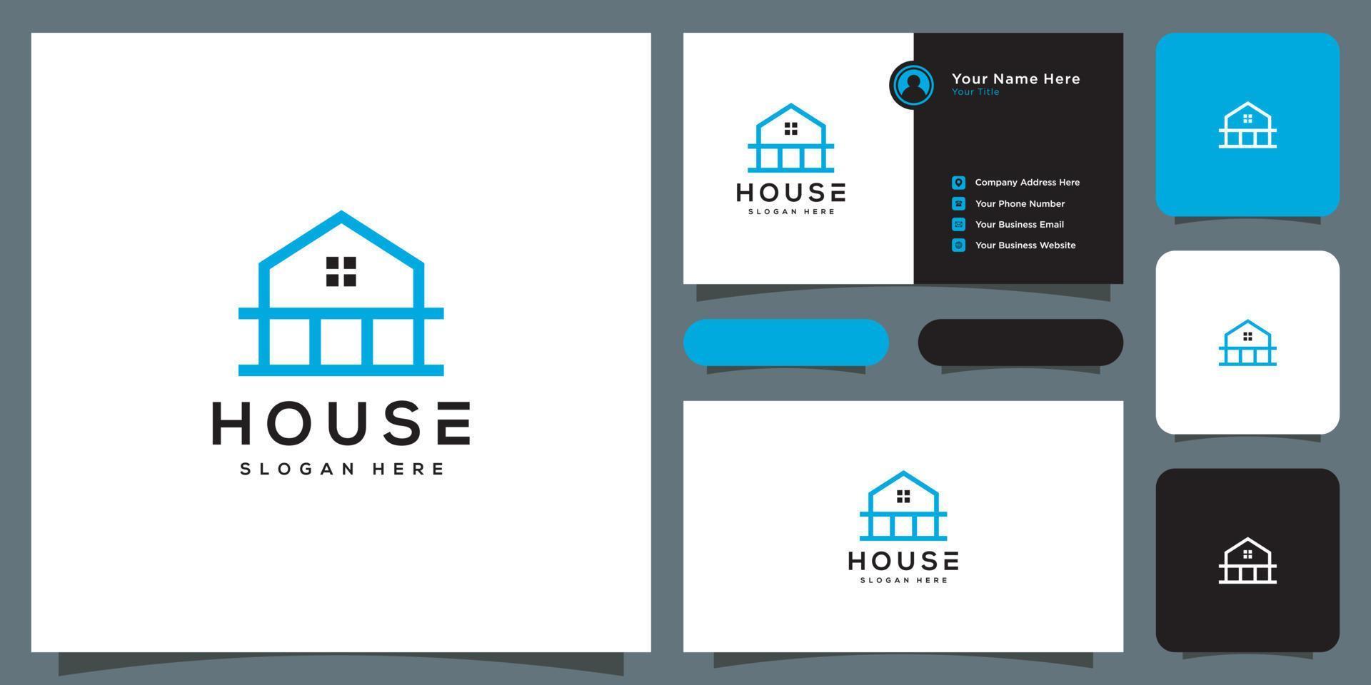 home logo vector design concept