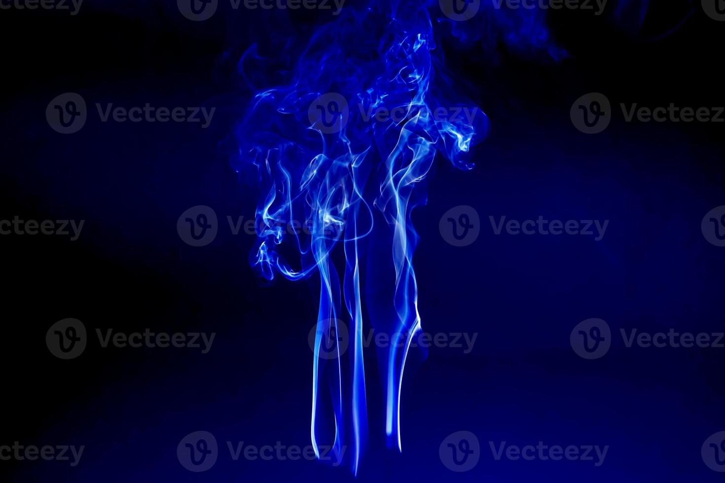 The smoke is colorful. It is abstract. photo