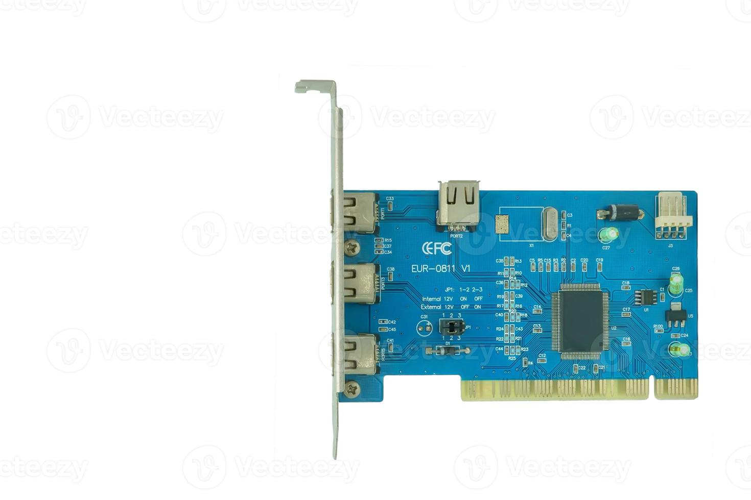1394 fireWire card 7988493 Stock Photo at Vecteezy