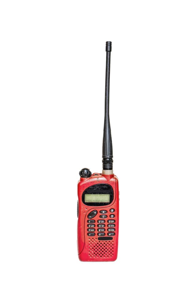 Radio communication for rescue teams, fire departments and the construction site. Has 5-10 kilometers radius sent. photo