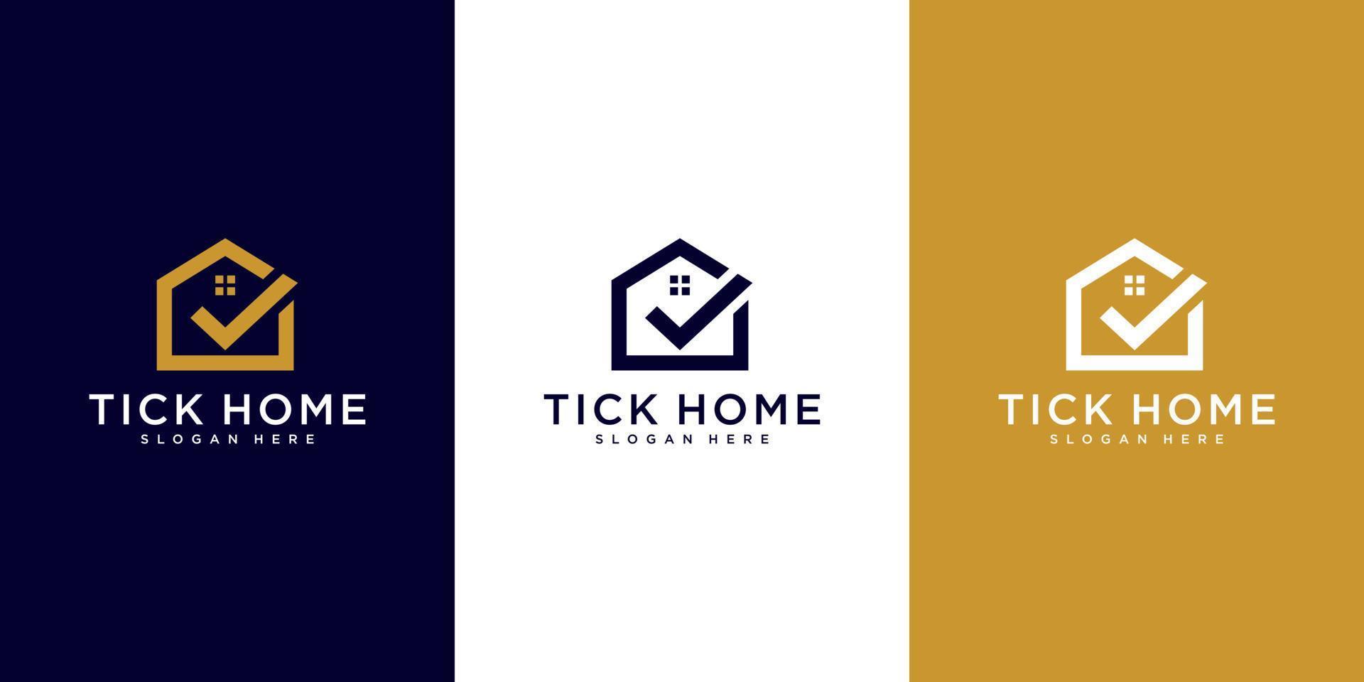 Abstract Building  House Logo Design Vector Template