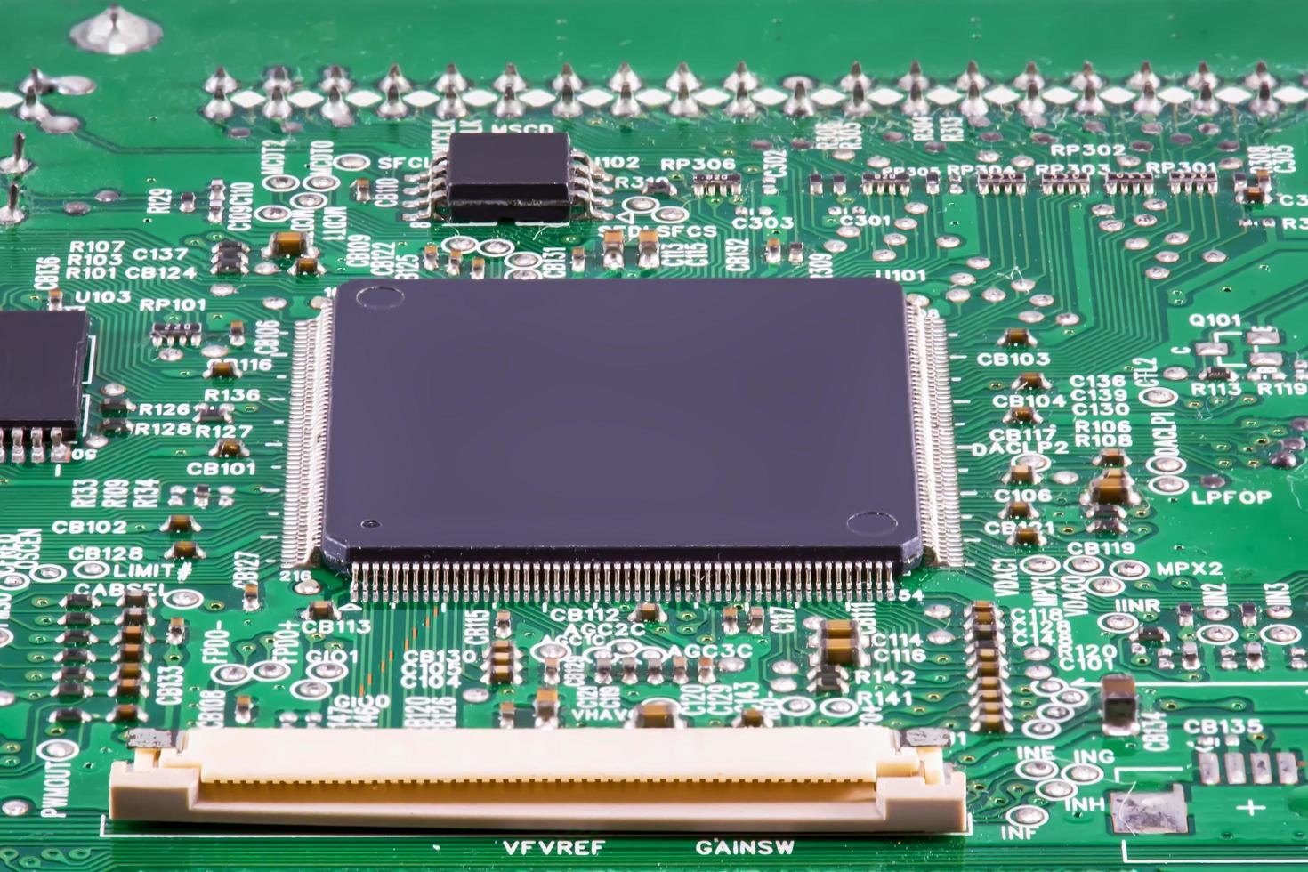 Components of the motherboard photo