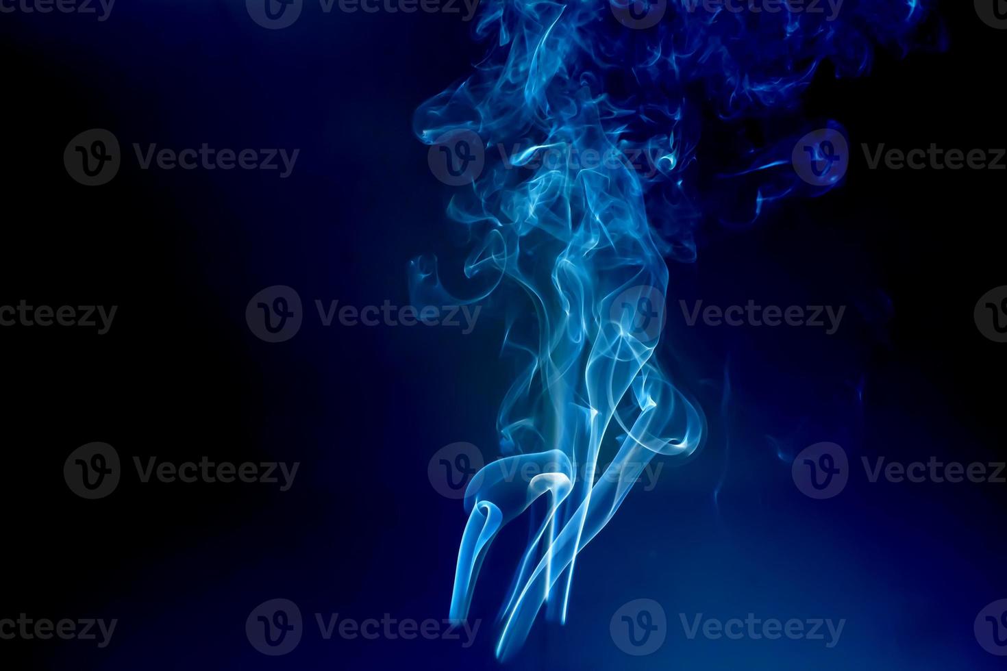 The smoke is colorful. It is abstract. photo