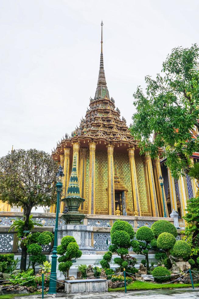 One landmark of Wat Phra Kaew in Bangkok, Thailand. A place everyone in every religion can be viewed. photo