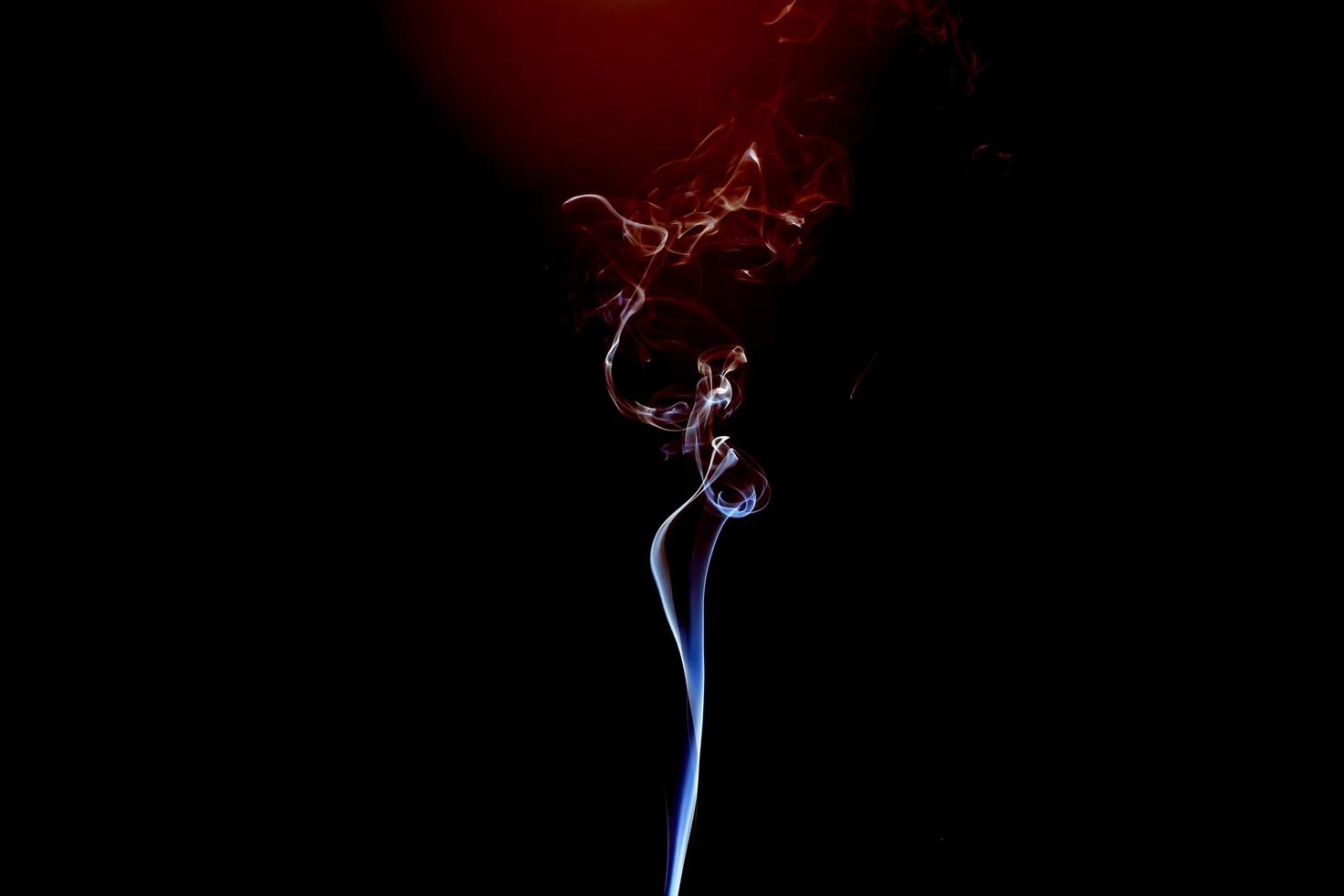 The smoke is colorful. It is abstract. photo