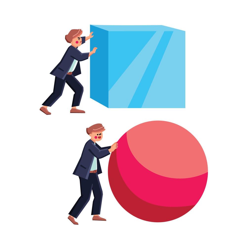 Businessman Work Smart Business Strategy Vector