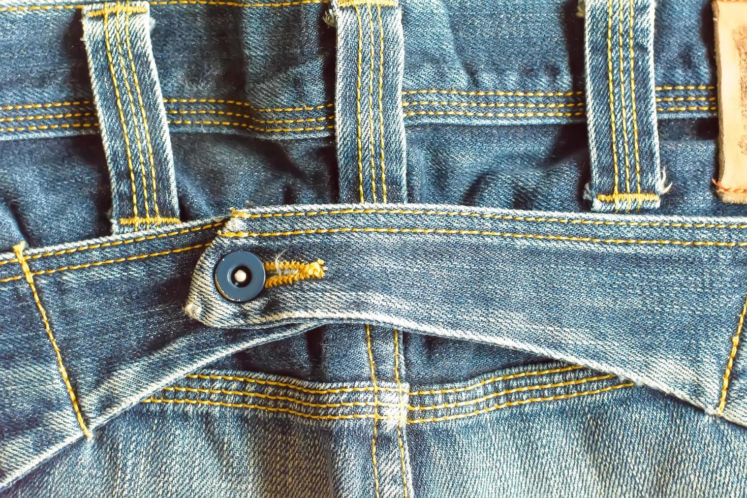 The blue jeans or blue denim clean texture. photo