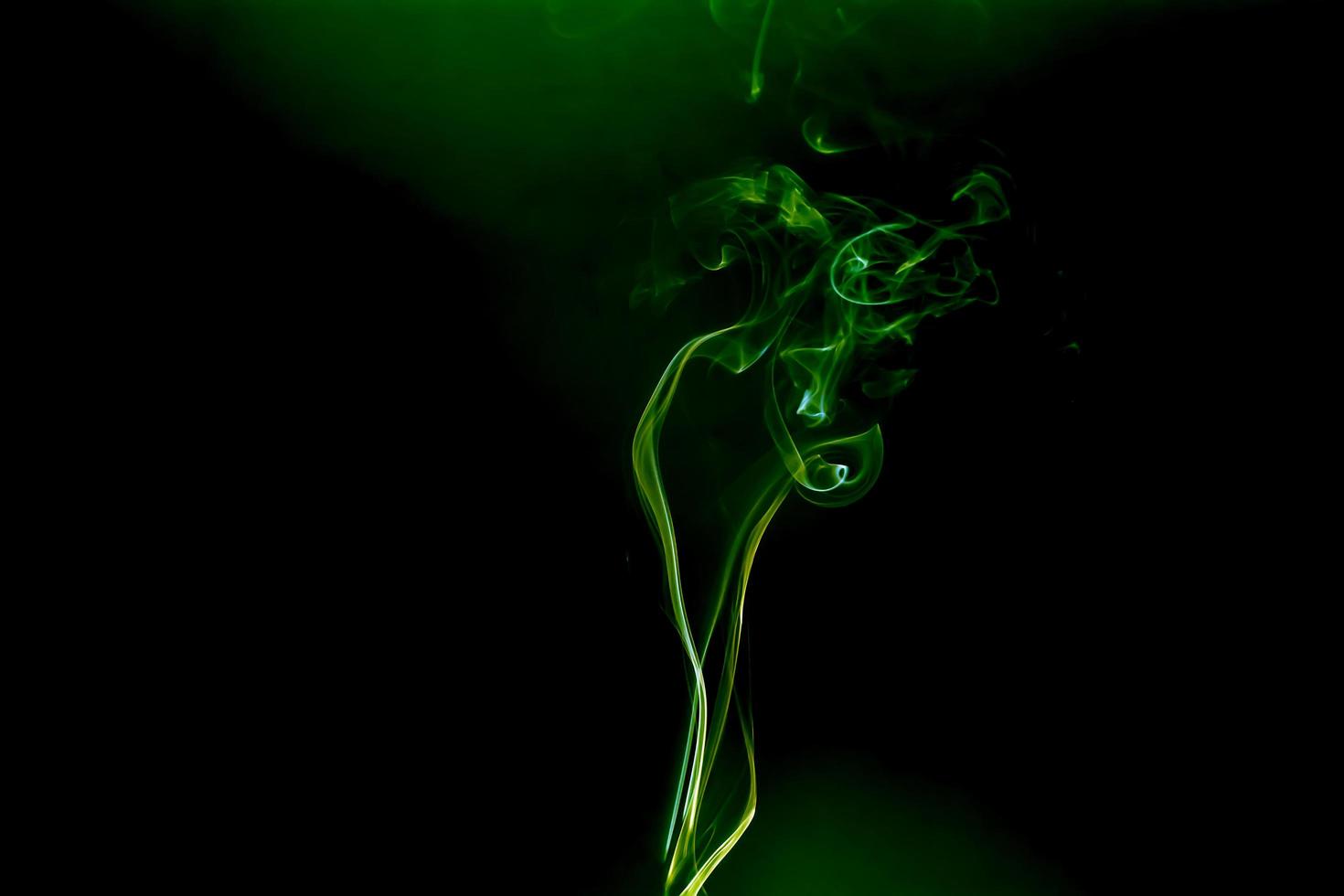 The smoke is colorful. It is abstract. photo