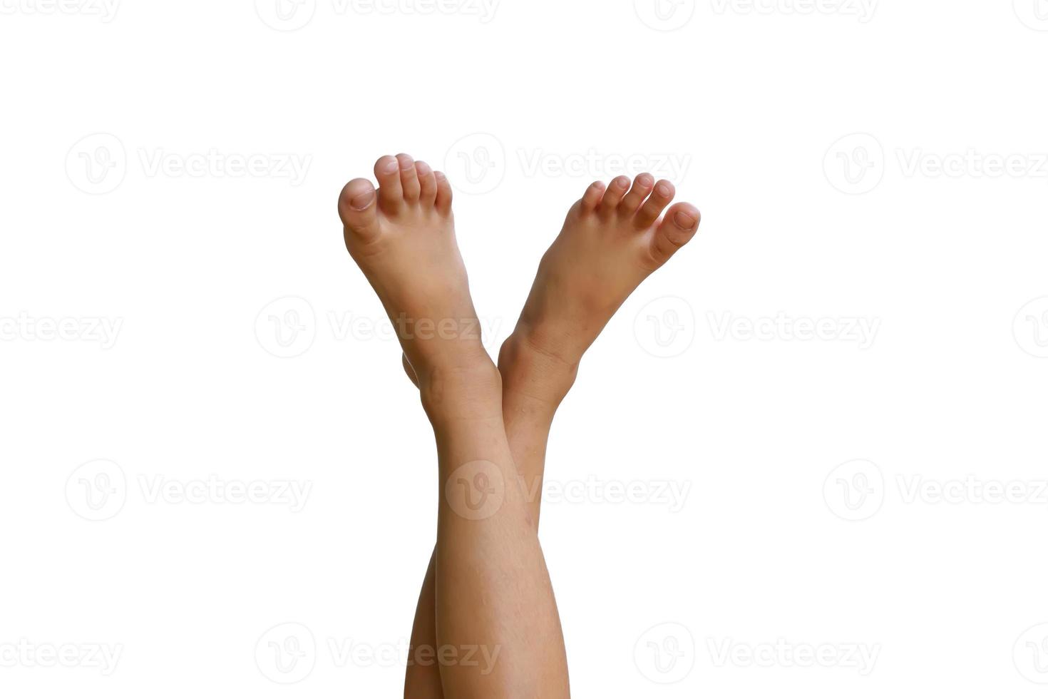 Girl showing legs photo
