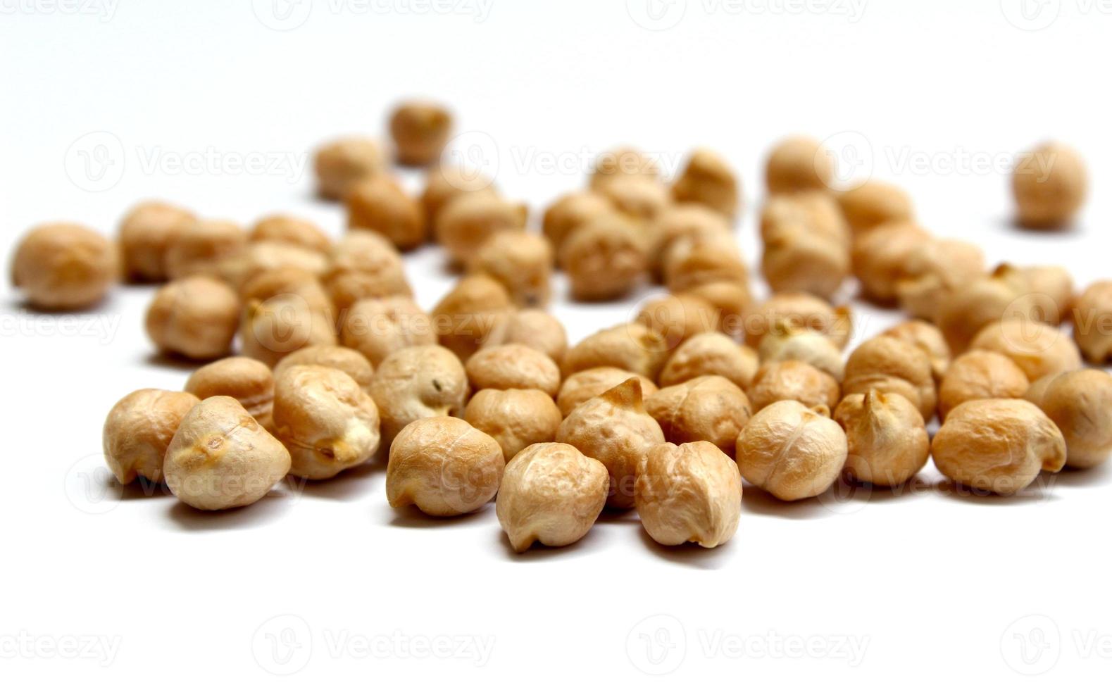 Chickpea isolated on the white background photo