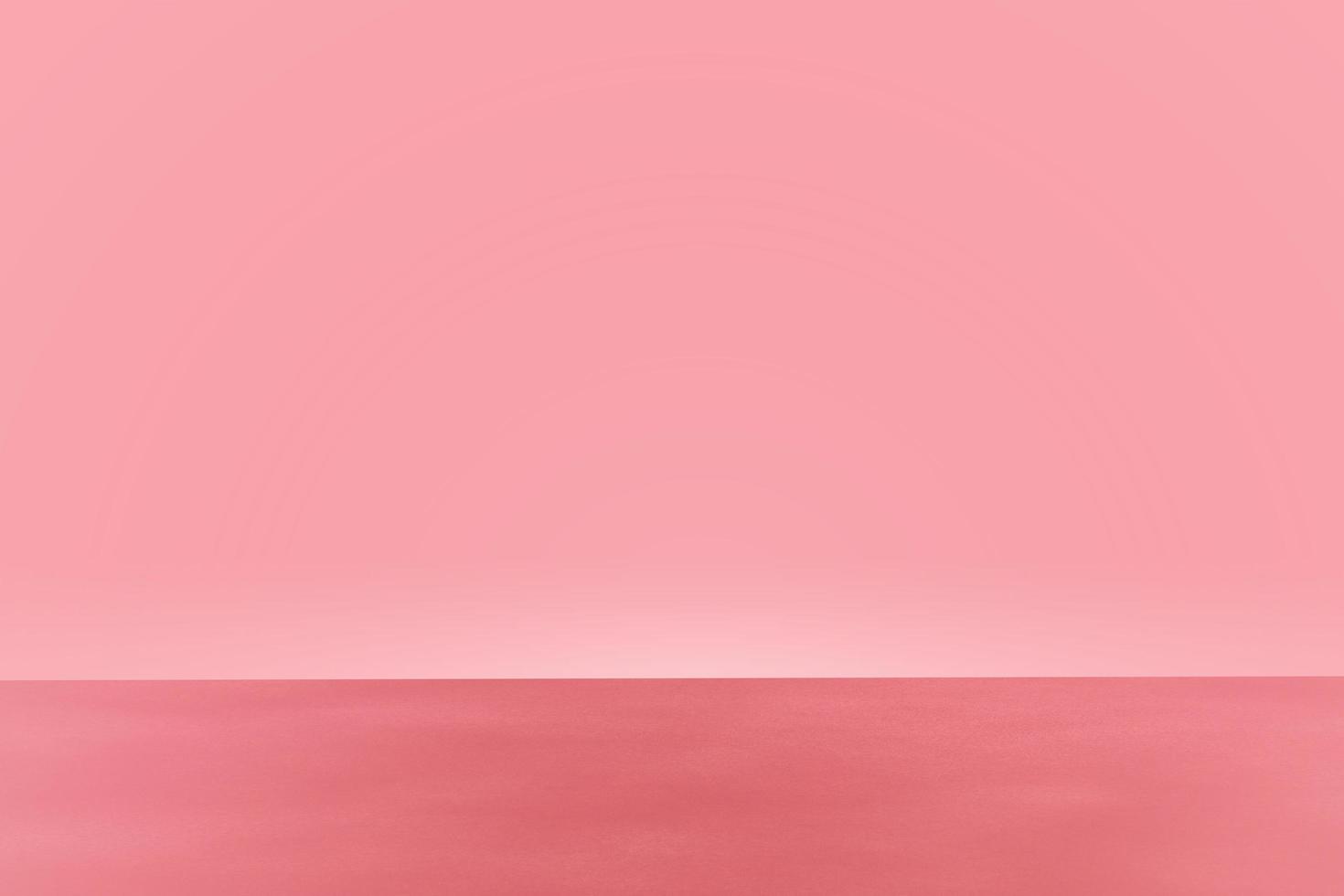 Pink  Room cement  floor for interior decoration, used as background for display products. photo