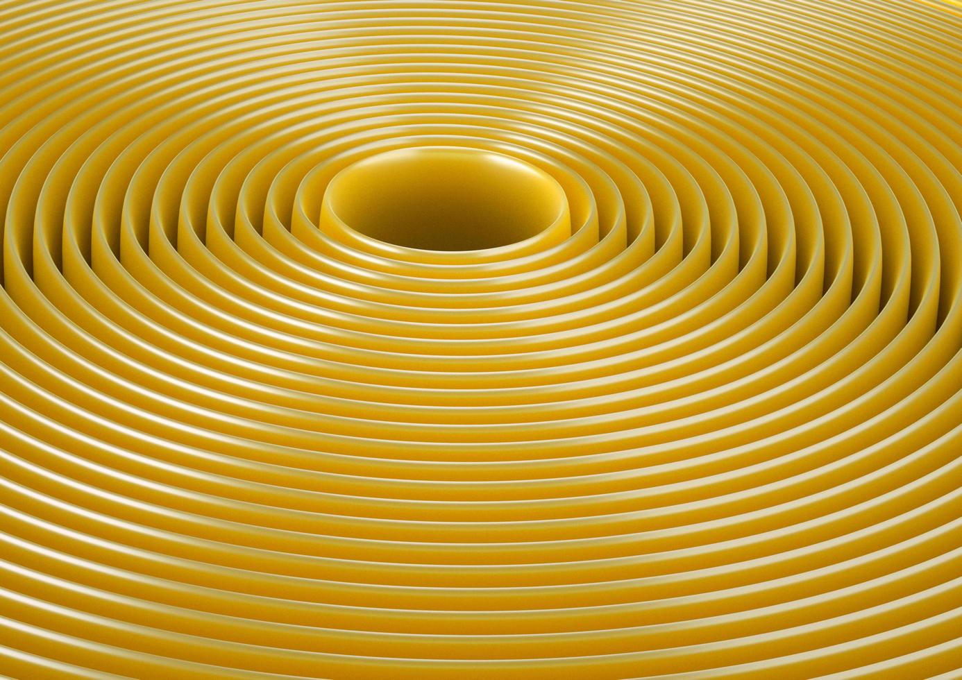 Abstract yellow round circles background 3d render photo
