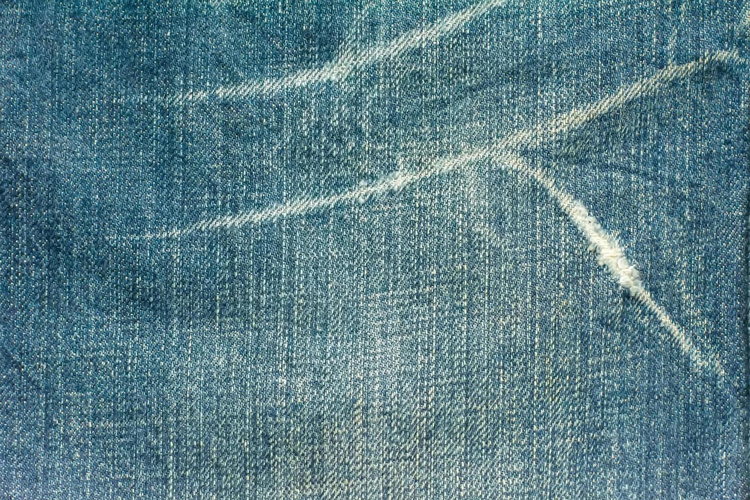 The blue jeans or blue denim clean texture. photo