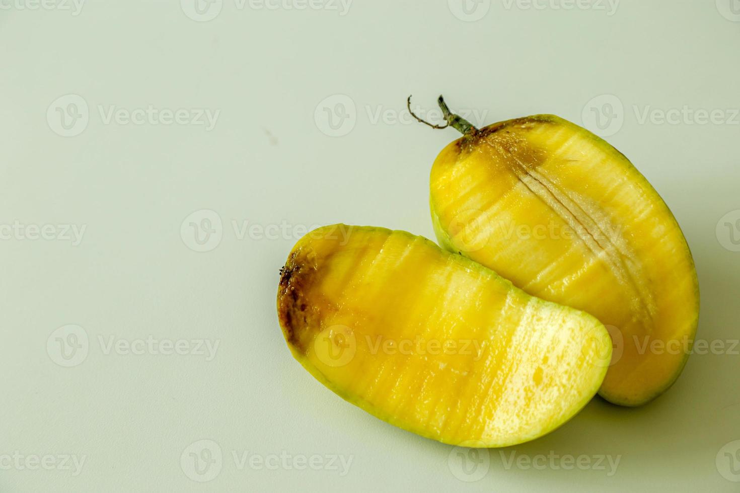 Ripe yellow mango. photo