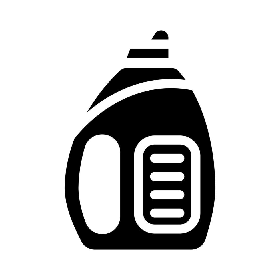 liquid detergent glyph icon vector illustration