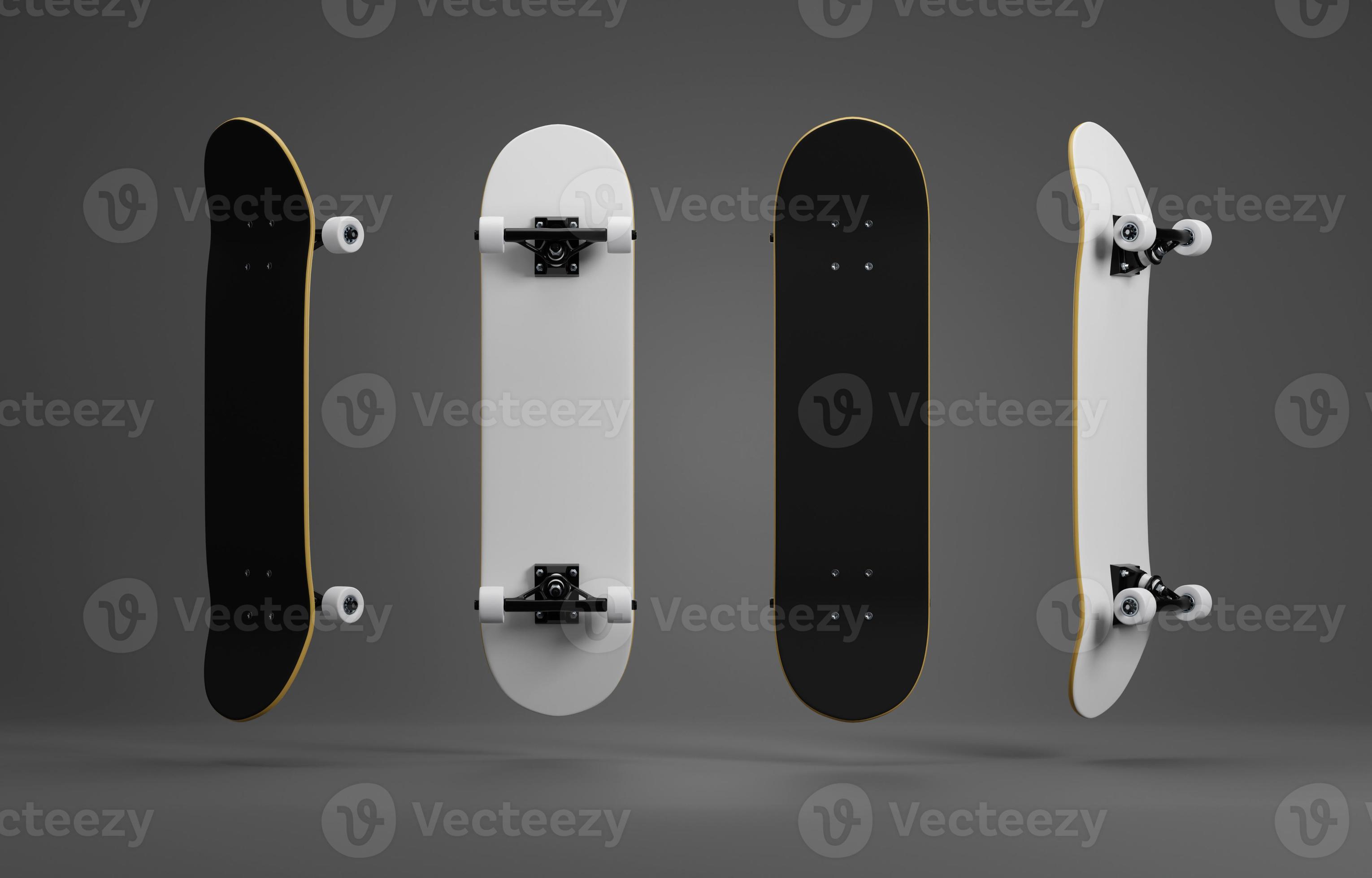 Blank skateboard deck template mockup. 3D Rendering 7992407 Stock Photo Blank skateboard deck template mockup. 3D Rendering 7992407 Stock Photo