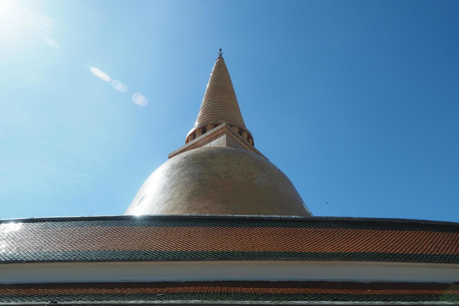 Phra Pathom Chedi pagoda,Thailand-June 13'2020 -the image of Phra Pathom Chedi pagoda photo