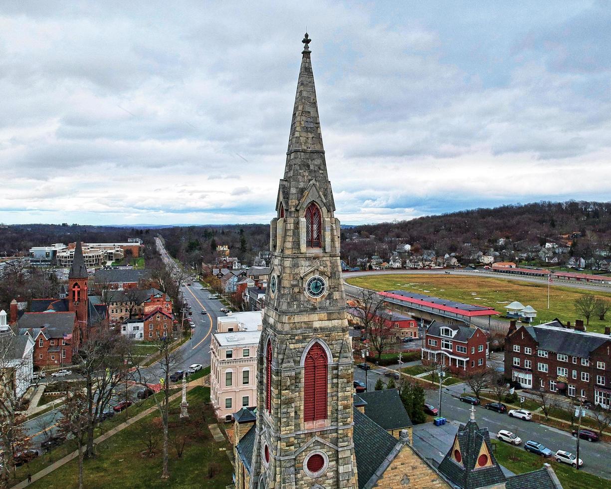 Goshen, New York in winter photo