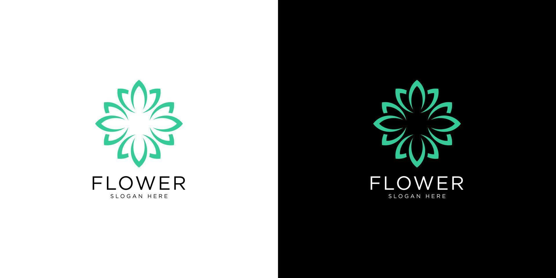 vector premium de logotipo de flor de naturaleza