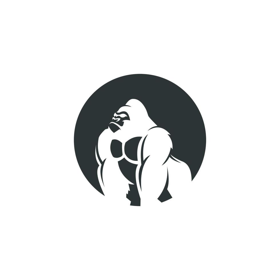 gorilla logo vector