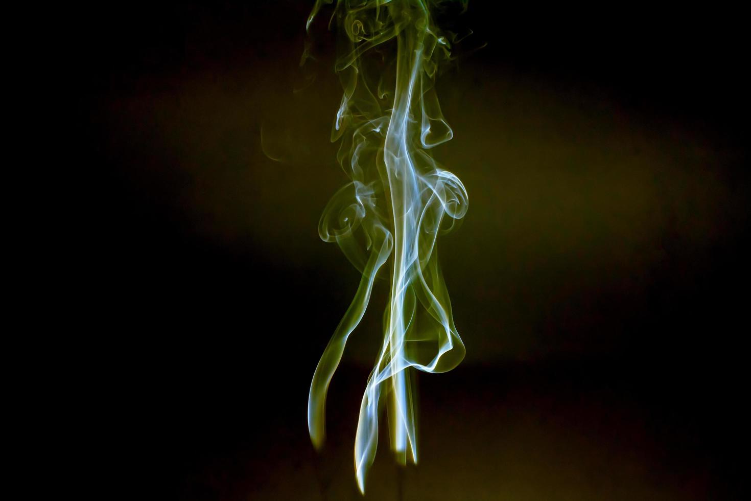 The smoke is colorful. It is abstract. photo