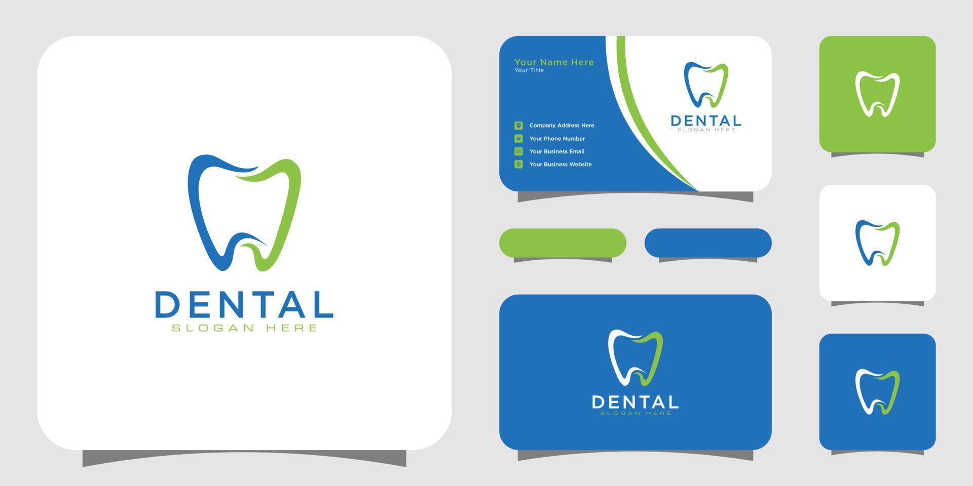 dental care logo vector template design