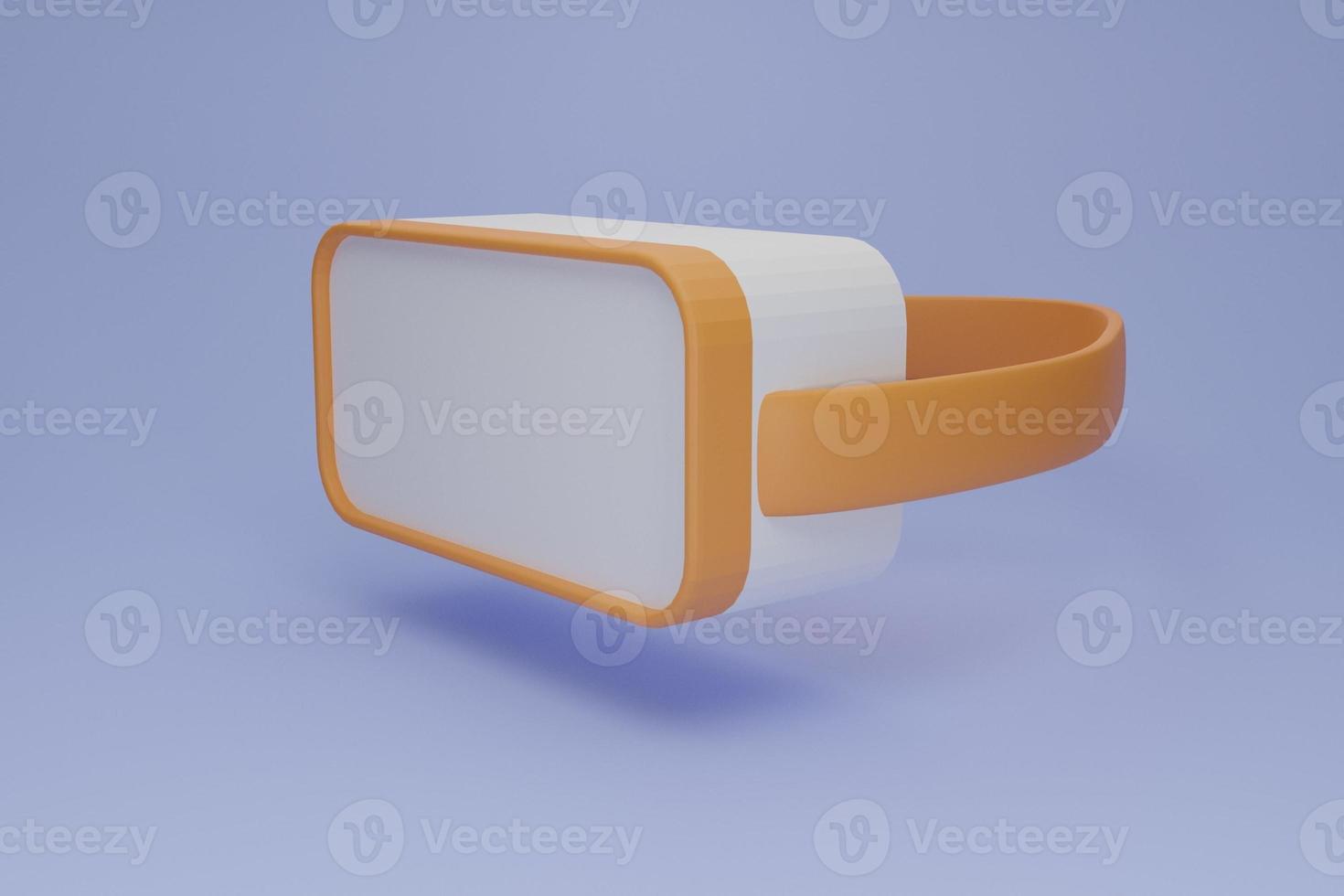 3d virtual reality headset,Stereoscopic 3d vr illustration. Vector virtual digital cyberspace technology. Innovation device.3d render illustration. photo